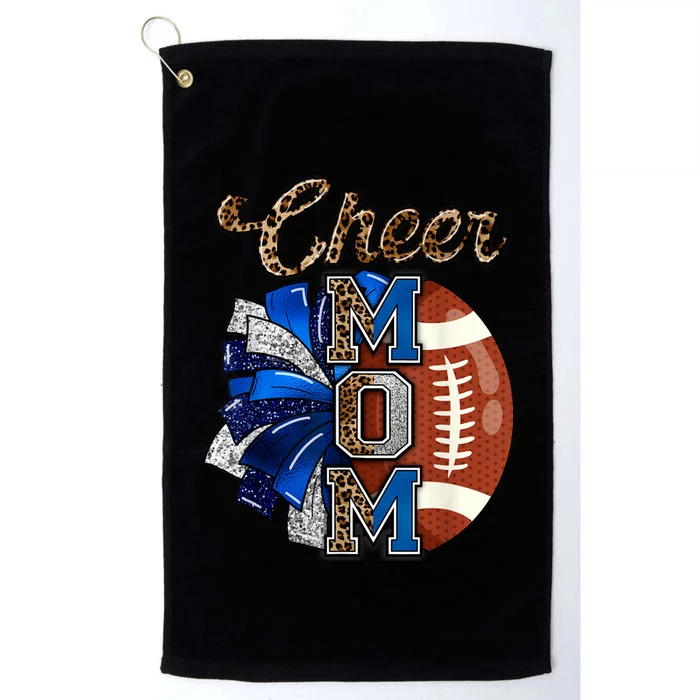 Cheer Mom Pom Pom Football Platinum Collection Golf Towel