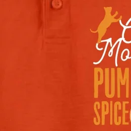 Cat Mother Pumpkin Spice Lover Cute Fall Mom Gift Dry Zone Grid Performance Polo