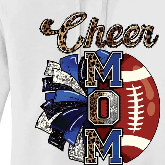 Cheer Mom Pom Pom Football Women's Pullover Hoodie