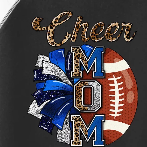 Cheer Mom Pom Pom Football Gift Toddler Fine Jersey T-Shirt