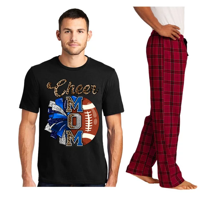 Cheer Mom Pom Pom Football Pajama Set