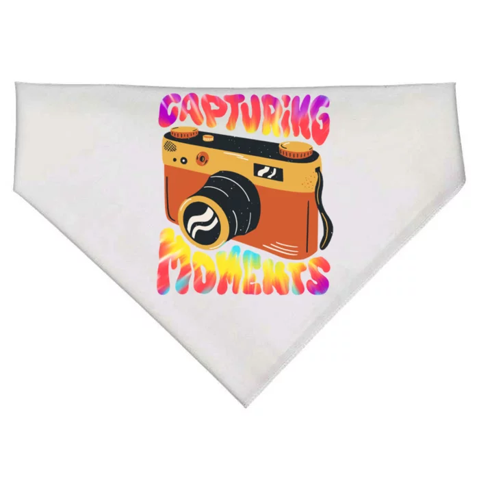 Capturing Mots Photography Photographer Camera Gift USA-Made Doggie Bandana