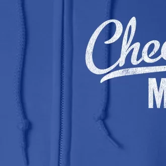 Cheer Mom Proud Cheerleading Mom Gift Full Zip Hoodie