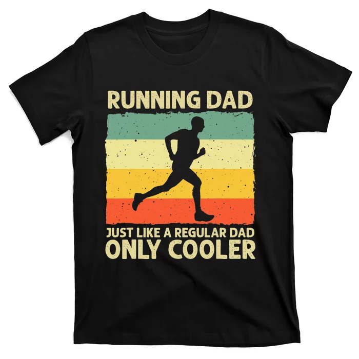 Coach Marathoner Running For Dad Marathon Runner T-Shirt