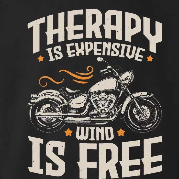 Cool Motorcycle Rider Therapy Motorcycle Lovers Biker Toddler Hoodie