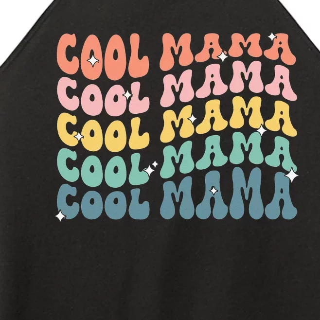 Cool Mama Retro Mothers Day New Mom Pregnancy Announcement Women’s Perfect Tri Rocker Tank