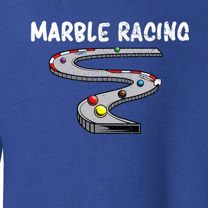 Cool Marble Racing Game Marble Race Track Adults Ns Toddler Sweatshirt