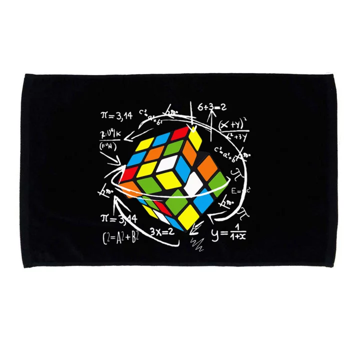 Cute Math Rubik Gifts For Math Teachers Microfiber Hand Towel