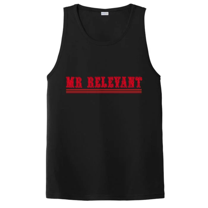 Cool Mr Relevant San Francisco Football Performance Tank