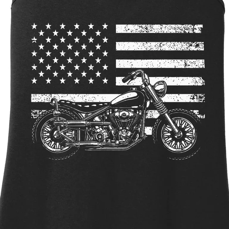 Cool Motorcycle Rider Ladies Essential Tank