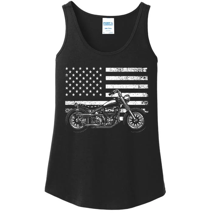 Cool Motorcycle Rider Ladies Essential Tank