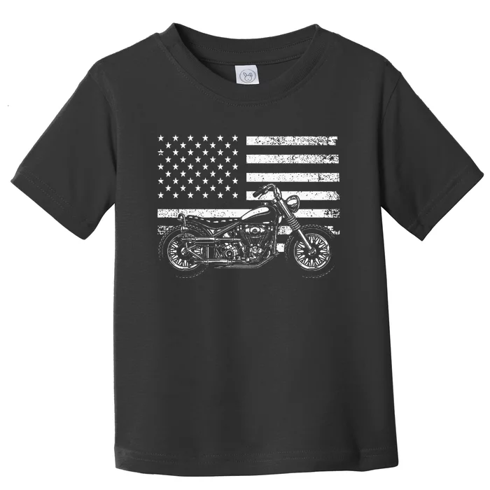 Cool Motorcycle Rider Toddler T-Shirt