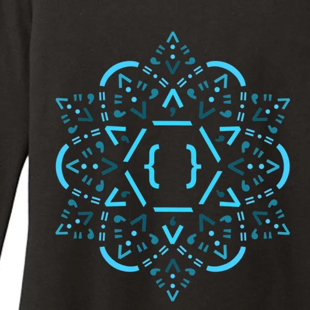 Code Mandala React Framework Womens CVC Long Sleeve Shirt