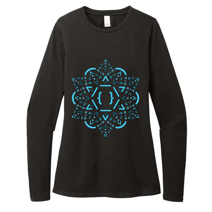 Code Mandala React Framework Womens CVC Long Sleeve Shirt