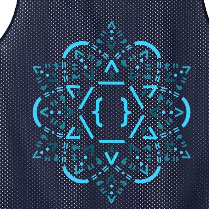 Code Mandala React Framework Mesh Reversible Basketball Jersey Tank