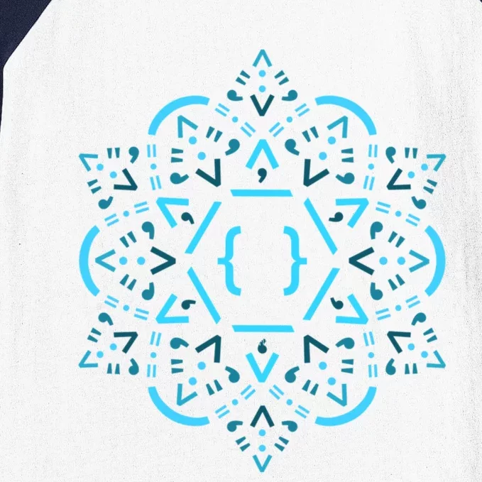 Code Mandala React Framework Baseball Sleeve Shirt