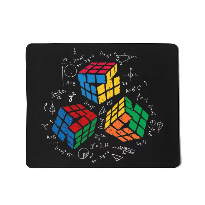 Cool Math Rubik Rubix Rubics Player Cube Math Lovers Mousepad