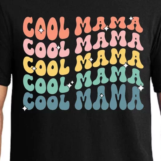 Cool Mama Retro Mothers Day New Mom Pregnancy Announcement Pajama Set