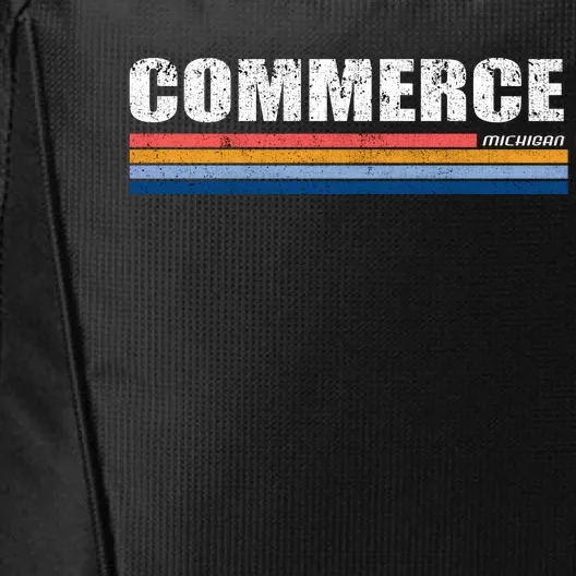 Commerce Michigan Retro City Backpack