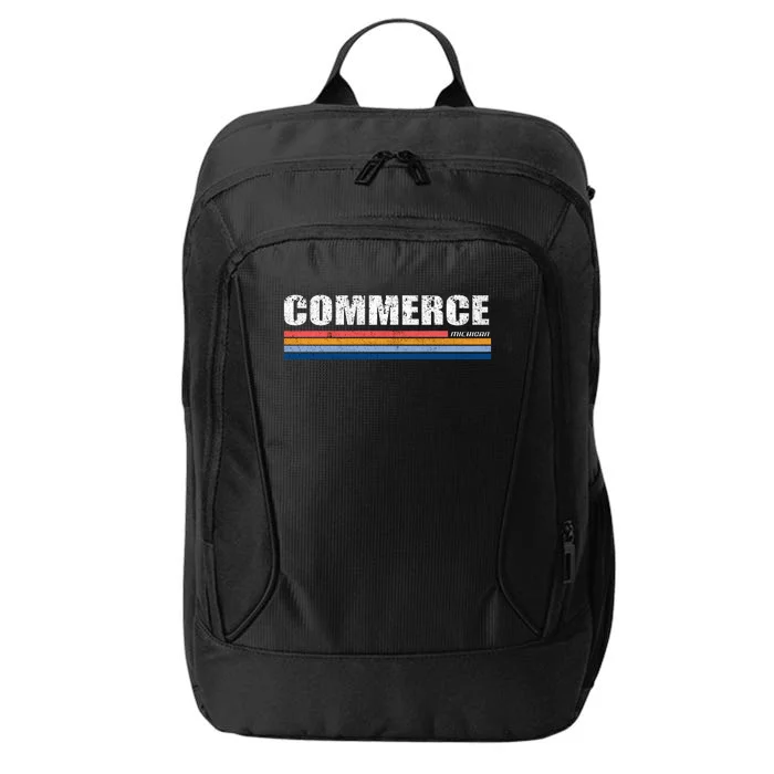 Commerce Michigan Retro City Backpack