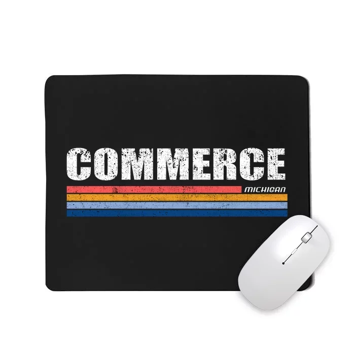 Commerce Michigan Retro Mousepad