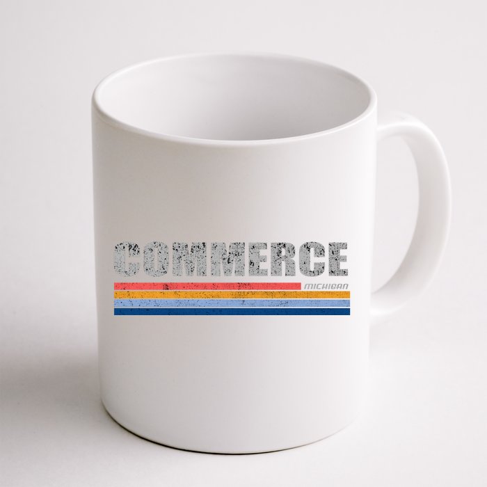 Commerce Michigan Retro Front & Back Coffee Mug