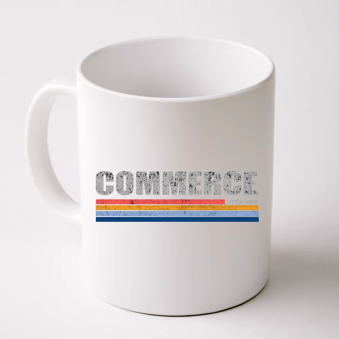 Commerce Michigan Retro Front & Back Coffee Mug