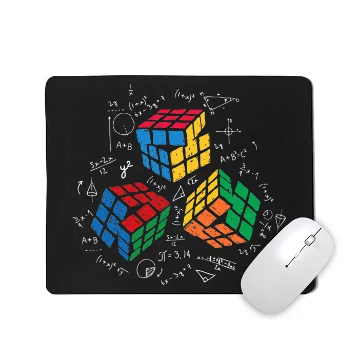 Cool Math Rubik Rubix Rubics Player Cube Math Lovers Mousepad