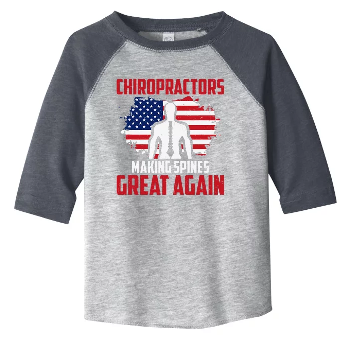 Chiropractors Making Spines Great Physical Therapist Chiro Toddler Fine Jersey T-Shirt