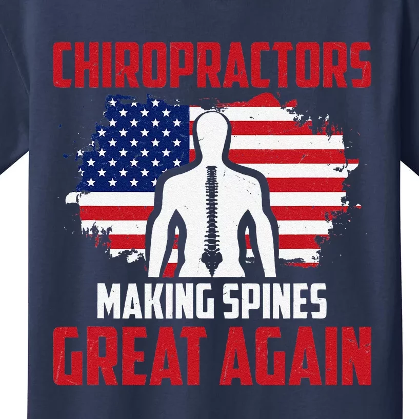 Chiropractors Making Spines Great Physical Therapist Chiro Kids T-Shirt