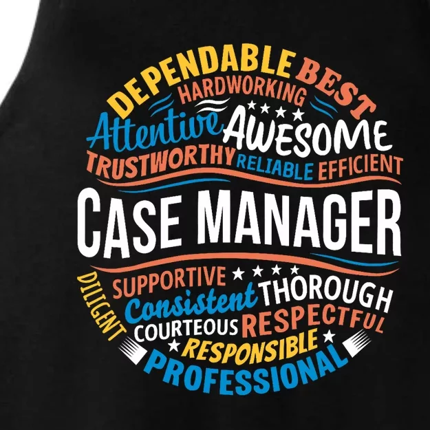 Case Manager Shirts Funny Week Appreciation Gift Ladies Tri-Blend Wicking Tank