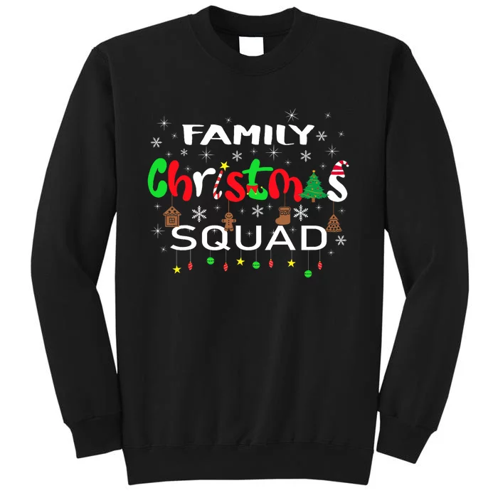 Christmas Morning Squad Xmas Holiday Pajama Matching Family Tall Sweatshirt