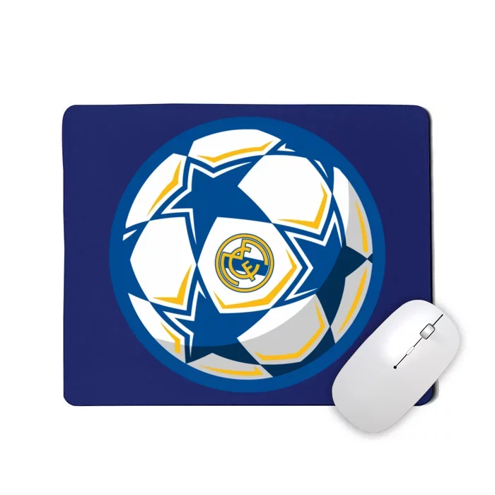 Cool Madrid Soccer Ball Mousepad