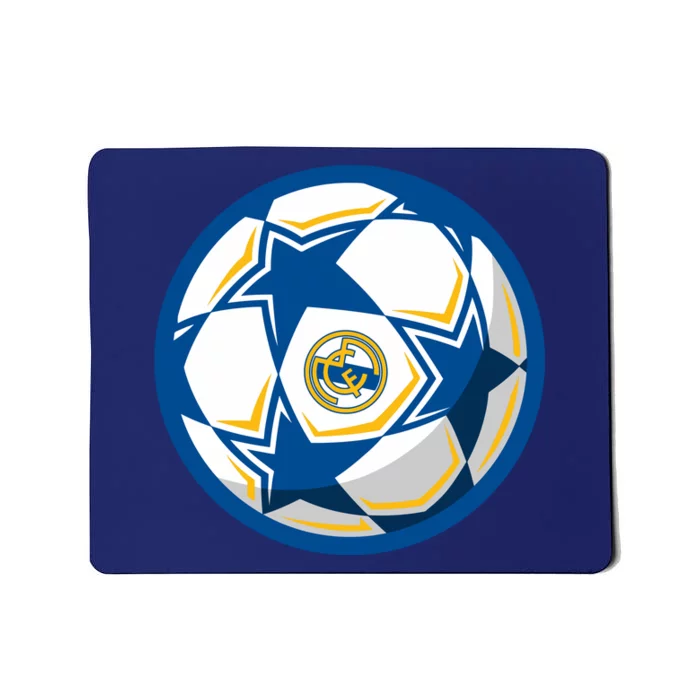 Cool Madrid Soccer Ball Mousepad