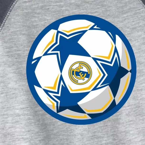 Cool Madrid Soccer Ball Toddler Fine Jersey T-Shirt