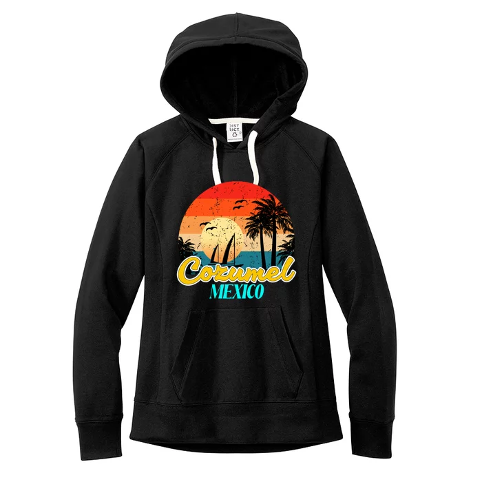 Cozumel Mexico Souvenirs Yucatan Mexico Vacay Mode Gift Women's Fleece Hoodie