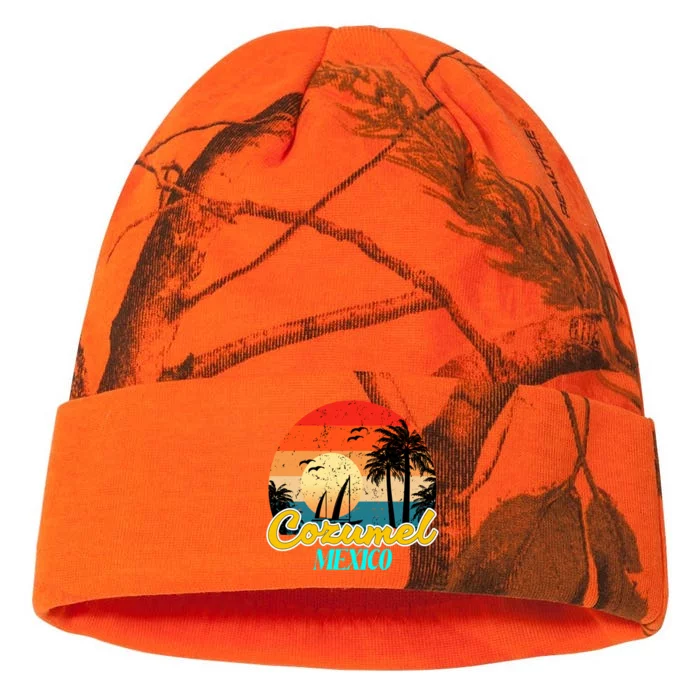 Cozumel Mexico Souvenirs Yucatan Mexico Vacay Mode Gift Kati - 12in Camo Beanie