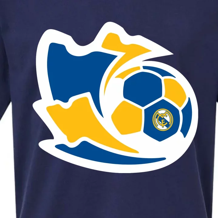 Cool Madrid Soccer Kick Sueded Cloud Jersey T-Shirt