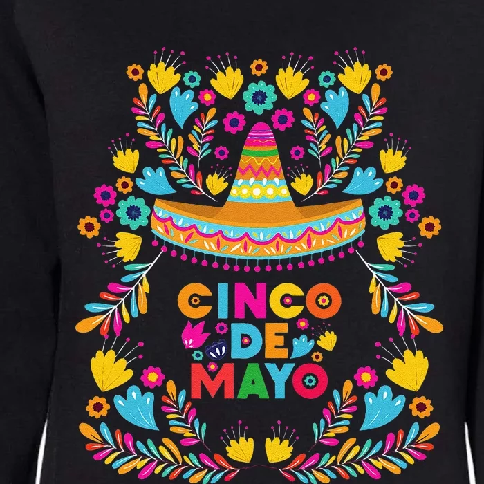 Cinco Mayo Sombrero Mexican Viva Fiesta Party Tee Womens California Wash Sweatshirt