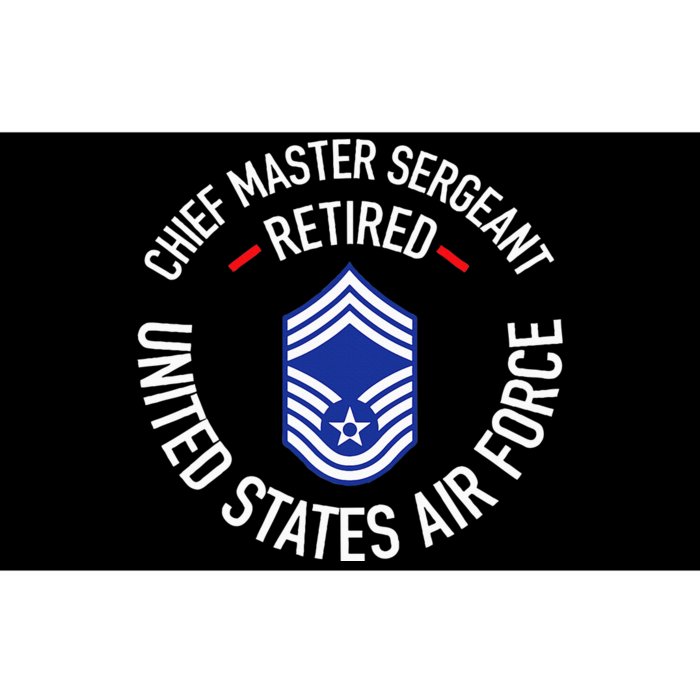 Chief Master Sergeant Retired Retirement Bumper Sticker