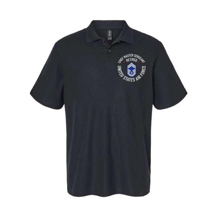 Chief Master Sergeant Retired Retirement Softstyle Adult Sport Polo