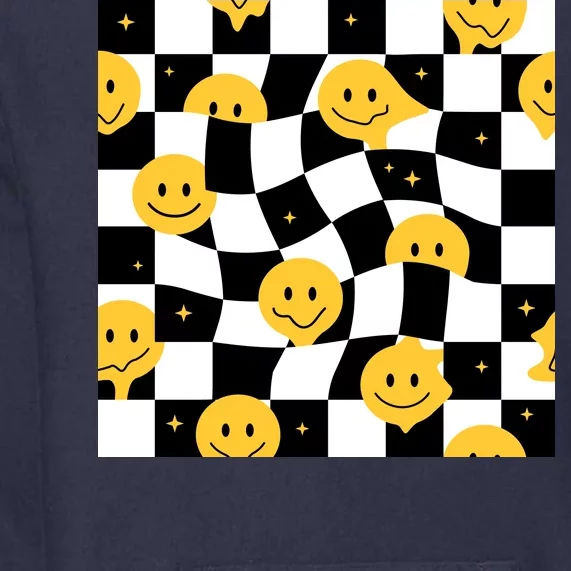 Crazy Melt Smile Faces Pattern Premium Hoodie