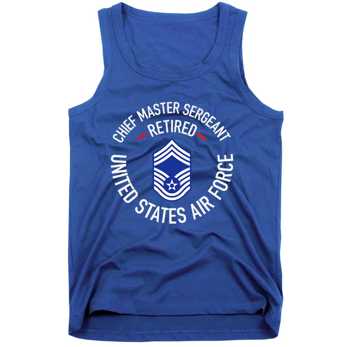 Chief Master Sergeant Retired Retirement Tank Top