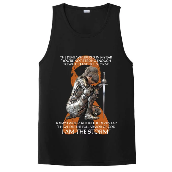 Cute Multiple Sclerosis Gift Great Gift Funny Gift Awareness Cool Gift Performance Tank