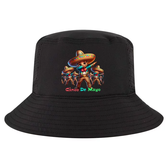 Cute Mexican Sombrero Dab Dance Cinco De Mayo Cool Comfort Performance Bucket Hat