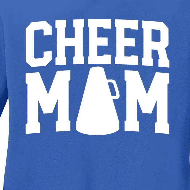 Cheer Mom S Cheerleader Mom Funny Gift Mother Gift Ladies Long Sleeve Shirt