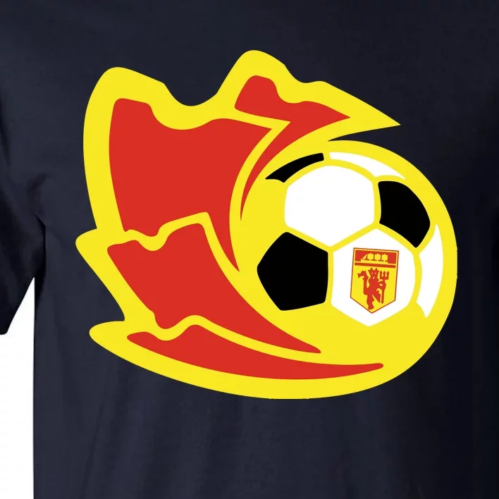 Cool Manchester United Soccer Team Ball Tall T-Shirt