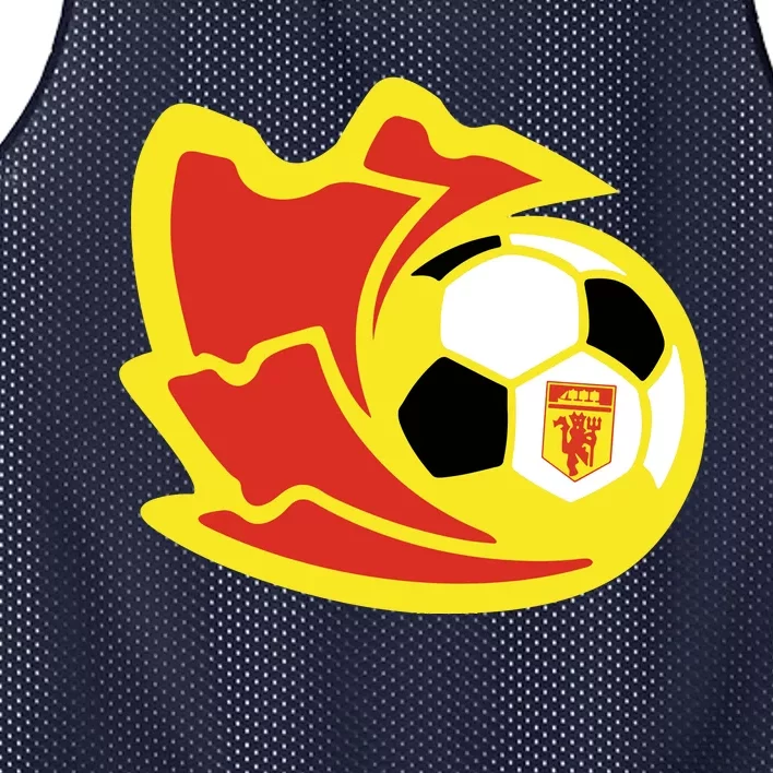 Cool Manchester United Soccer Team Ball Mesh Reversible Basketball Jersey Tank