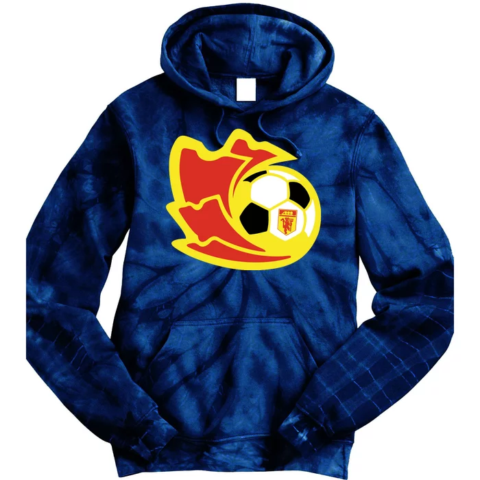 Cool Manchester United Soccer Team Ball Tie Dye Hoodie