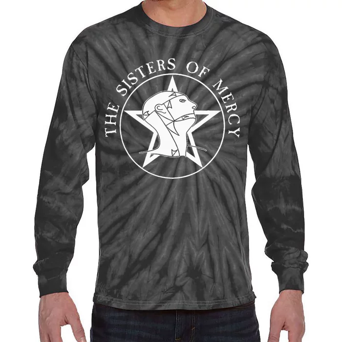 Cool Music Star Tie-Dye Long Sleeve Shirt